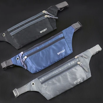Поясная сумка для спортивного телефона, мужская поясная сумка, ультратонкая водонепроницаемая новинка, женская легкая поясная сумка для бега