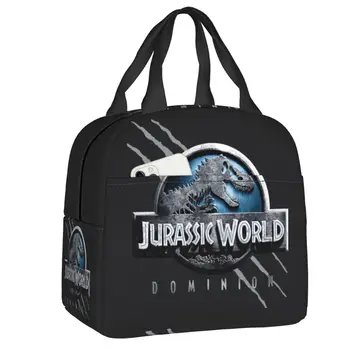 2023 Новые Ланч-боксы Jurassic World Dominion Lunch Boxes Jurassic Park Cooler Термоизолированный Ланч-пакет для школьников и студентов