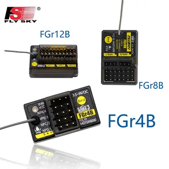 FLYSKY FGR4B FGR8B FGr12B 2,4 ГГц 8/12-канальный приемник PWM PPM Ibus для радиоуправляемого автомобиля afhds3 NB4/PL18/frm302