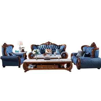 * Вилла Ugyen Wooden Sofa Полностью из массива дерева, натуральная кожа, импортный комплект из воловьей кожи первого слоя 123 комбинации