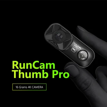 НОВЫМ RunCam Thumb Pro с 4K МИНИ-экшн-камерой FPV, встроенным гироскопическим фильтром, камерой для дрона, гоночным квадрокоптером, дроном