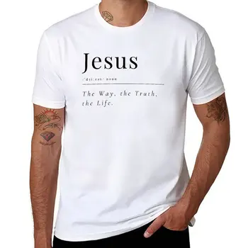 Новая футболка Jesus definition от Иоанна 14: 6, новое издание, футболка blondie, мужская футболка с рисунком