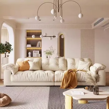 Современный Роскошный Угловой Секционный диван, Дизайнерский модульный диван для гостиной, Минималистичная Напольная мебель для патио Para Hogar