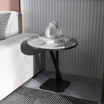 Круглый журнальный столик для интерьера, созданный Дизайн, Маленький Журнальный столик, мраморный Современный Центральный элемент Искусственной мебели Salontafel