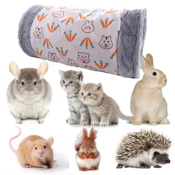 Маленький питомец, Складная плюшевая интерактивная палатка для упражнений, туннель для кролика, обучающая трубка, игрушки для кошек