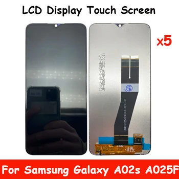 5 шт./лот, Оригинальный Тестовый ЖК-дисплей Для Samsung Galaxy A02s A025M A025F Экран ЖК-дисплея Сенсорный Дигитайзер Для Samsung A02s