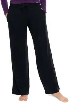 Женские спортивные штаны из мериносовой шерсти с широкими штанинами, впитывающие влагу и защищающие от запаха.